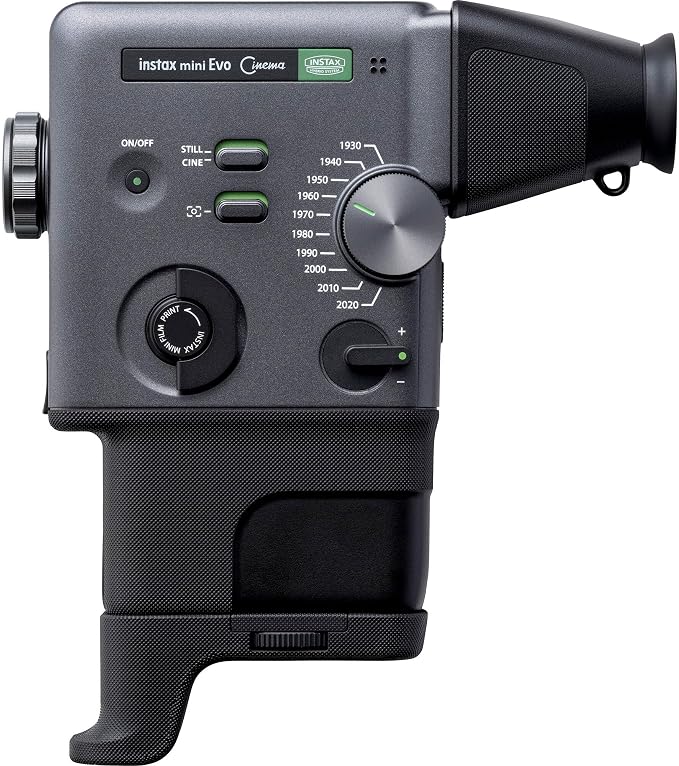 FUJIFILM instax mini Evo Cinema Hybrid Instant Camera Viewfinder, Hand Strap - Image 3