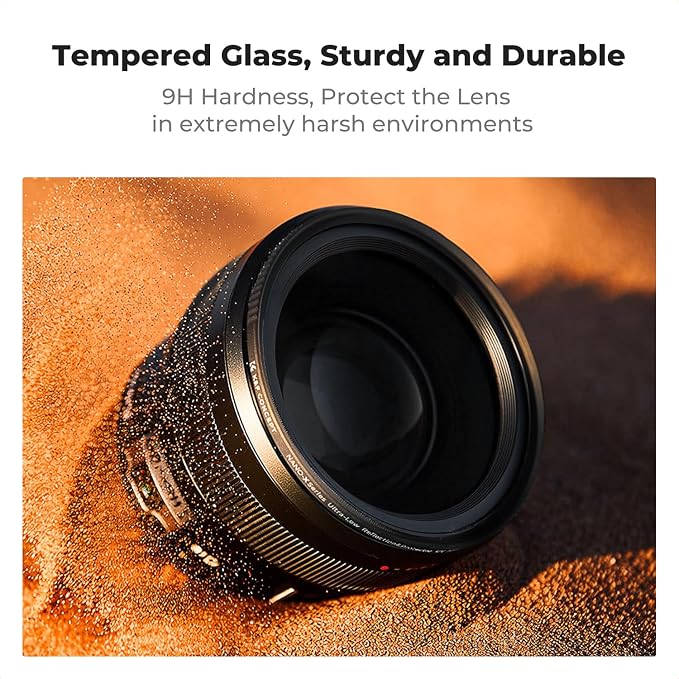 K&F CONCEPT 40.5mm Shockproof & Ultra Low Reflectivity MCUV Lens Protection - Image 3