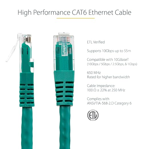 StarTech 15ft CAT6 Ethernet Cable - Image 2