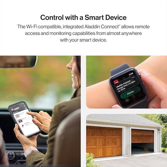 Genie B6172H Wall Mount Smart Garage Door Opener, DC Motor Lifts up to 14ft - Image 11