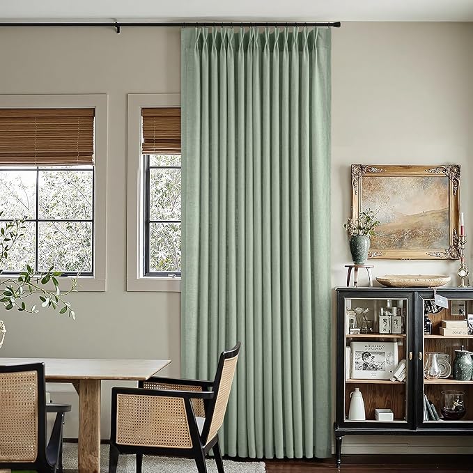 Memory Trained Pinch Pleated Curtains 84 Inches Long, Viral Linen Pinch Pleat - Image 4