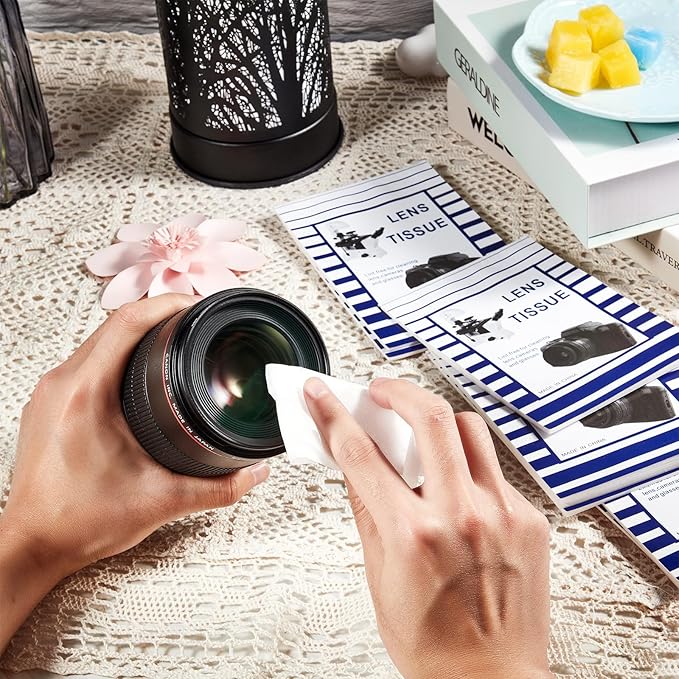 Outus 1500 Pcs Lens Cleaning Paper Tissue and 2 Double Sided Cleaning - Image 5