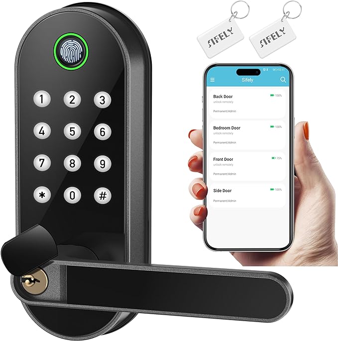 Fingerprint Smart Door Lock by SifelySmartLocks