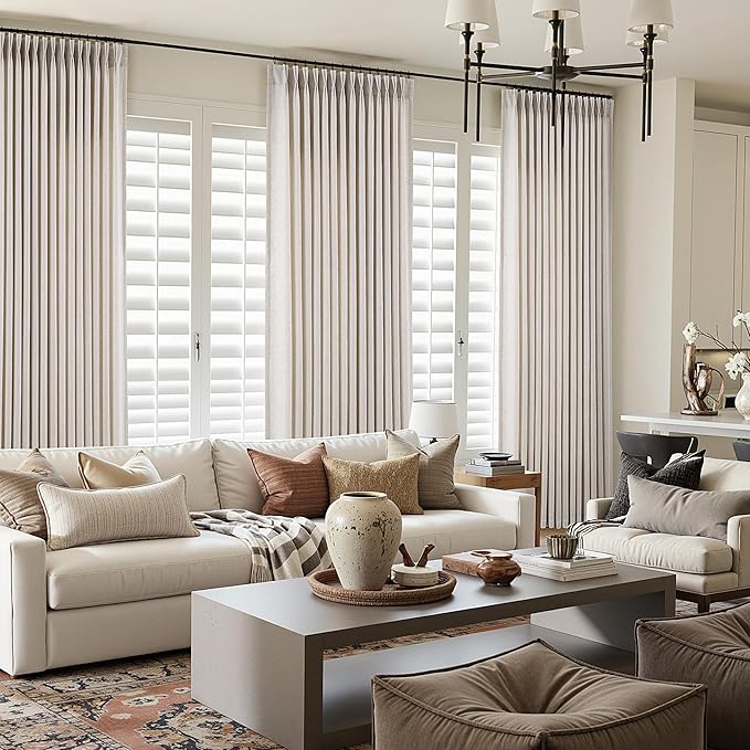 Memory Trained Pinch Pleated Curtains 63 Inches Long, Viral Linen Pinch Pleat - Image 4