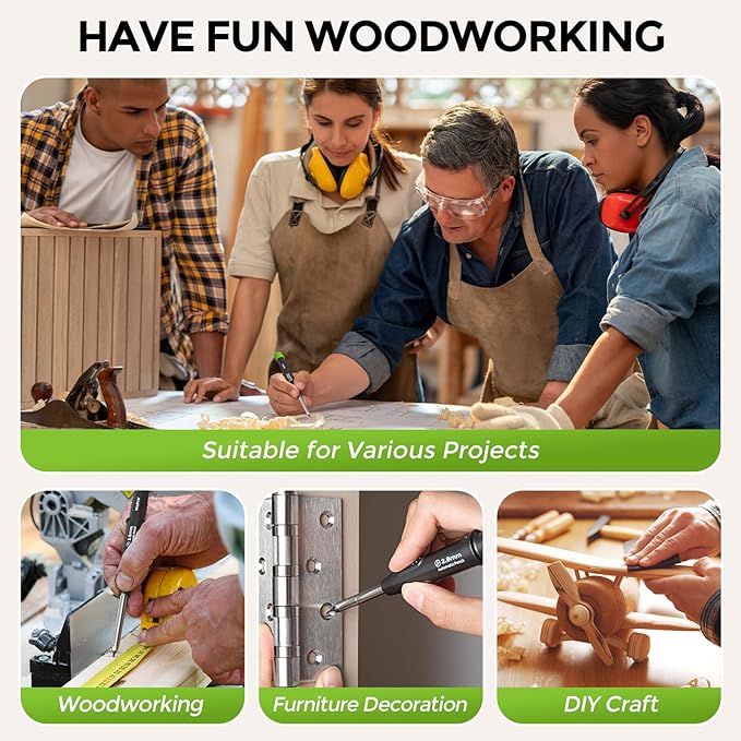 Nicpro 12 Pcs Carpenter Pencil 2.8mm Lead Refills, Replacement Lead Dispenser (including 4x Black, Red, Yellow), Break Resistant 2.8 mm Leads for Construction Pencils, Woodworking Pencils