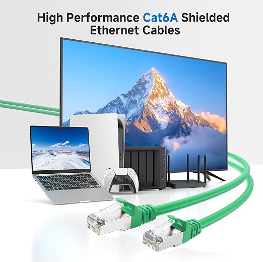 Cable Matters 10Gbps Snagless Shielded Cat 6A Ethernet Cable - 20ft - Image 2