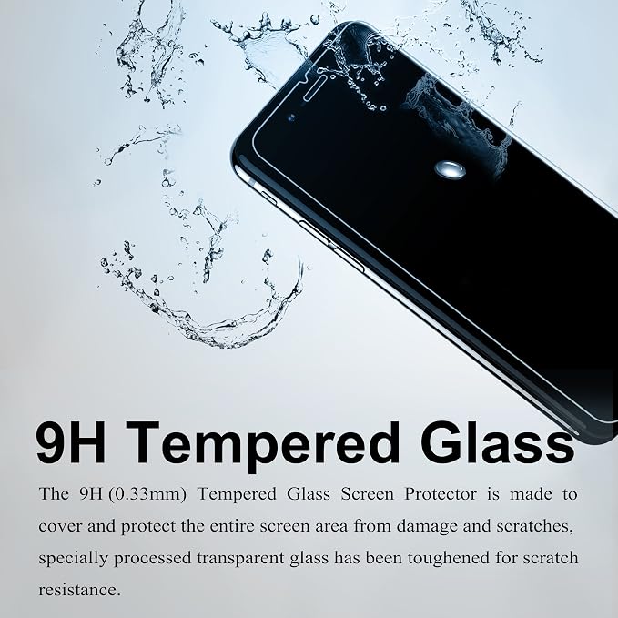 Ailun Screen Protector for Apple iPhone 8, 6 3Pack, 2.5D Edge Tempered Glass - Image 4