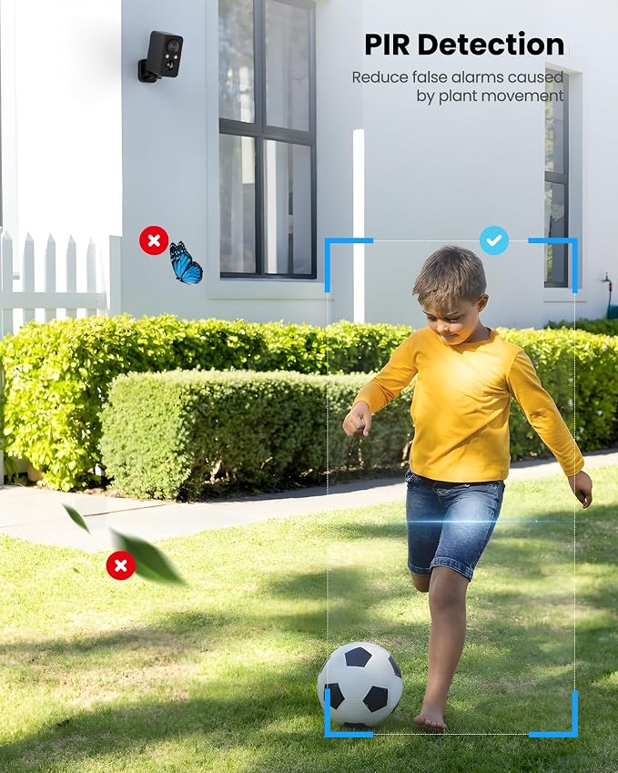 BECAMSO Security Cameras Wireless Outdoor Battery: 180° Horizontal Camera - Image 7