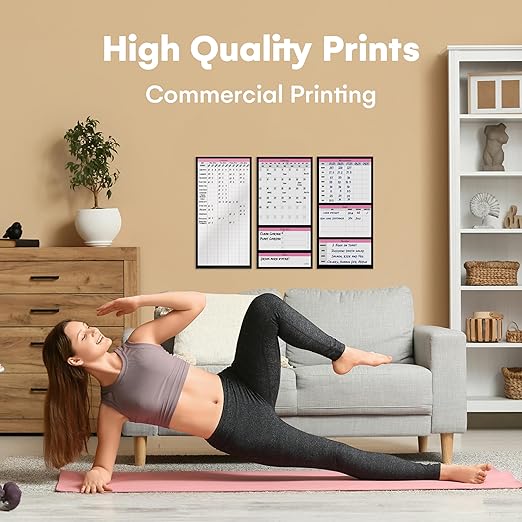 Weekly Planner Pad - Notepad Scheduling System - Dry Erase Board, Task List, and Calendar - Planning Poster for Time Management, Workout, Exercise, and Weight Loss - Expandable Desk Notepad