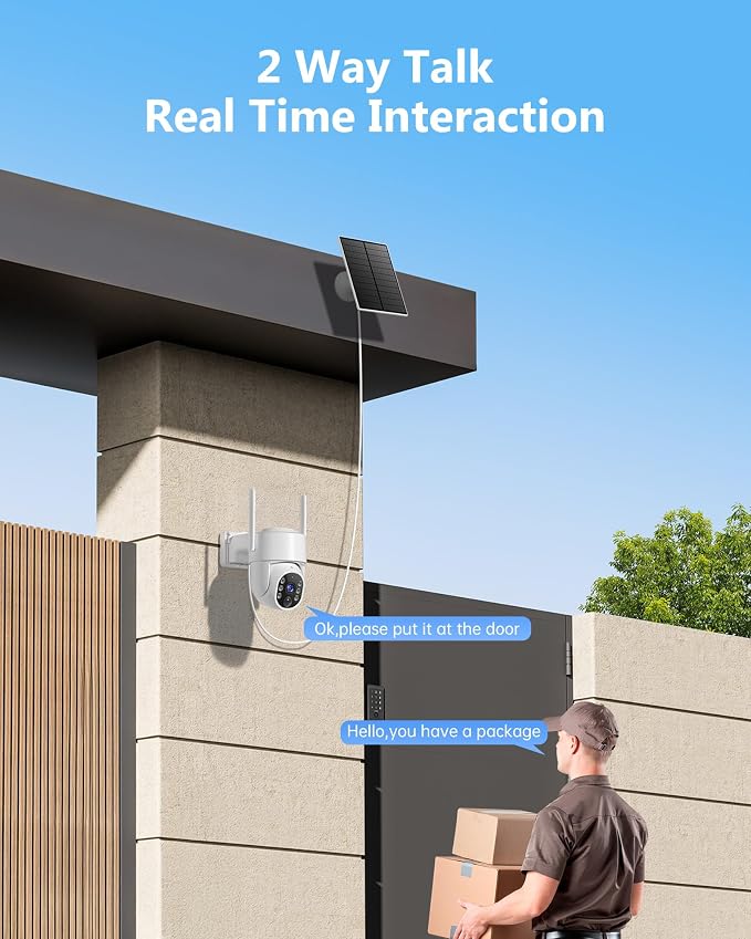 Gianteye 2K Security Cameras Wireless Outdoor, 5G WiFi Cameras - Image 4