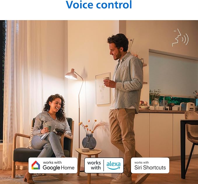 PHILIPS Smart Lighting Connected Light Bulbs, Color A19 60W 800LM E26 Indoor - Image 7