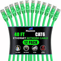 Maximm Cat 6 Ethernet Cable - 40 ft - High-Speed LAN by MaximmCable