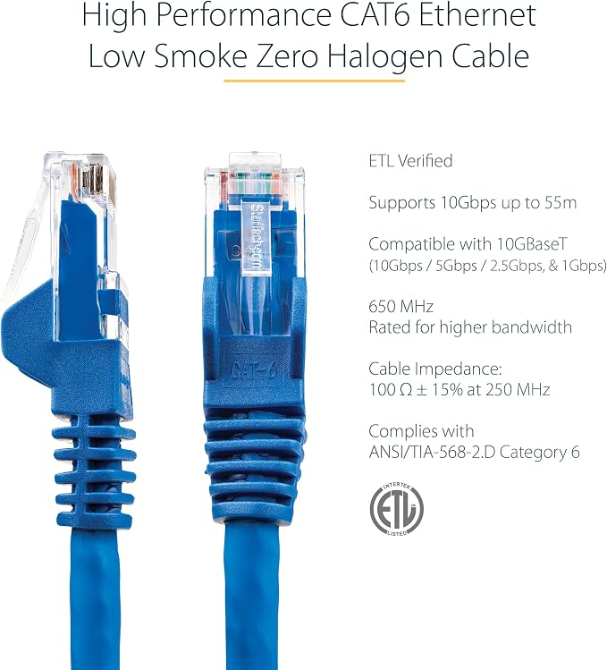 StarTech.com 7ft CAT6 Ethernet Cable - Image 4