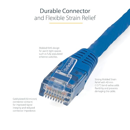 StarTech 8ft CAT6 Ethernet Cable - Image 3