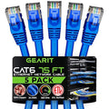 GEARit Cat 6 Ethernet Patch Cable 75 ft Blue by GEARit