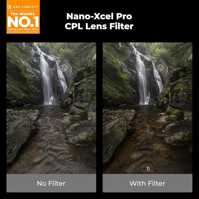 K&F CONCEPT 49mm Circular Polarizers Filter Super Slim - Image 2