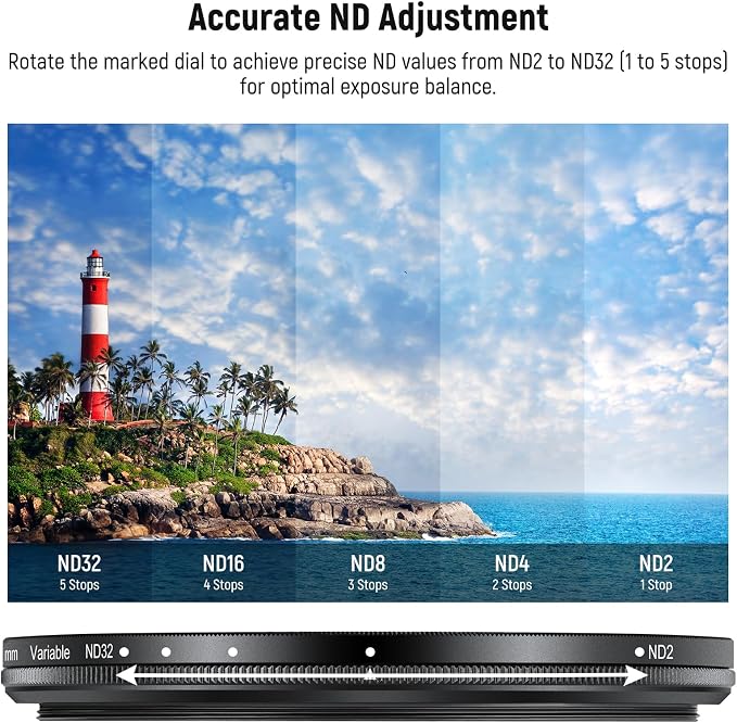 NEEWER 72mm Variable ND Filter - Image 4