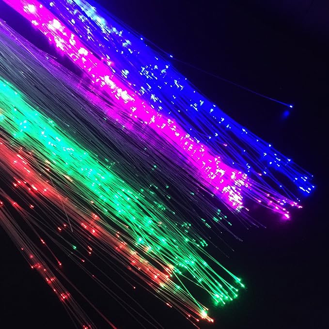 LED Flashing Fiber Optic Hair Accessories - Image 6