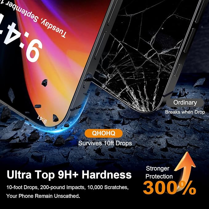 QHOHQ for iPhone 16 Pro Screen Protector - Image 2