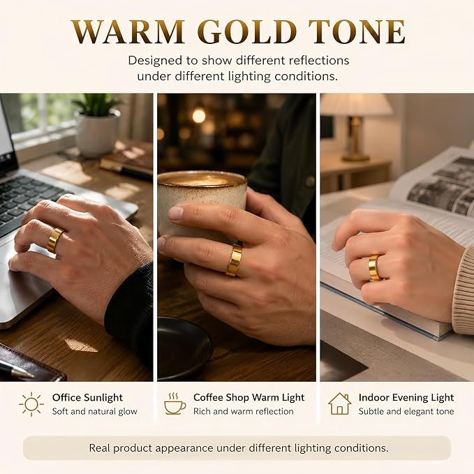 Smart Ring for Women Men, Sleep Tracking Wearable, Fitness Tracker Ring - Image 5