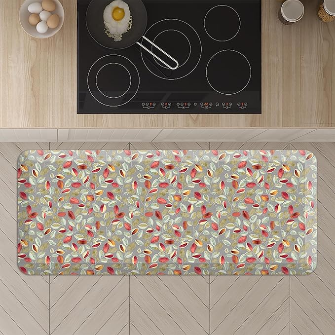 GelPro Anti-Fatigue Designer Comfort Kitchen Floor Mat Orchard Sultry Grey 20x48