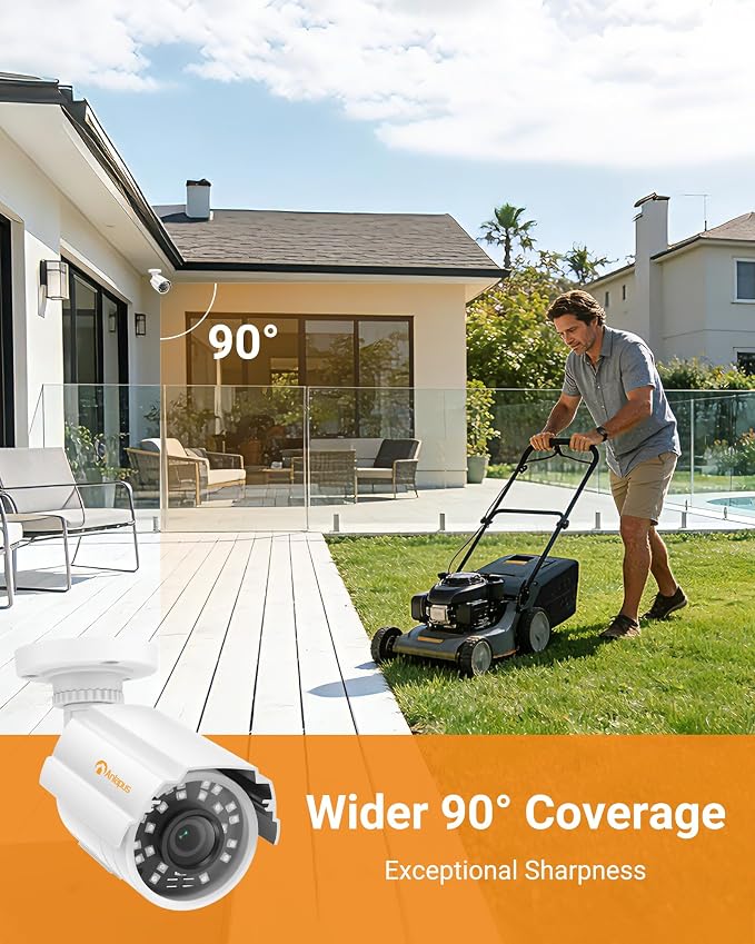 Anlapus 1080P HD Hybrid 4-in-1 Security Camera Outdoor, Night Vision, IP66 - Image 6