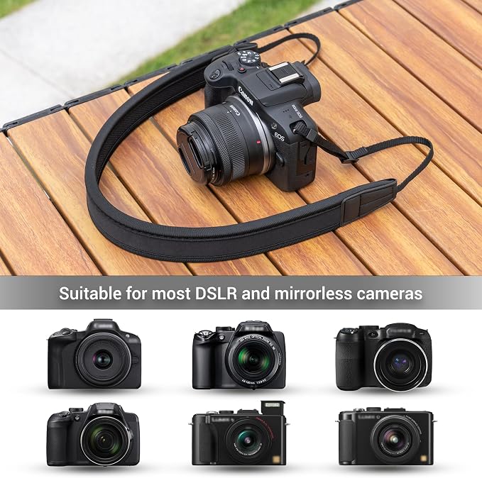 Soft Camera Shoulder Strap for Canon EOS R50 R50V R100 R10 R6 Mark III II R5 - Image 3