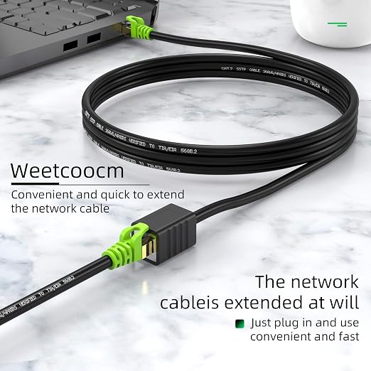 Ethernet Extension Cable 65ft, Network Cat6a Extension Patch Cable RJ45 Cords - Image 5