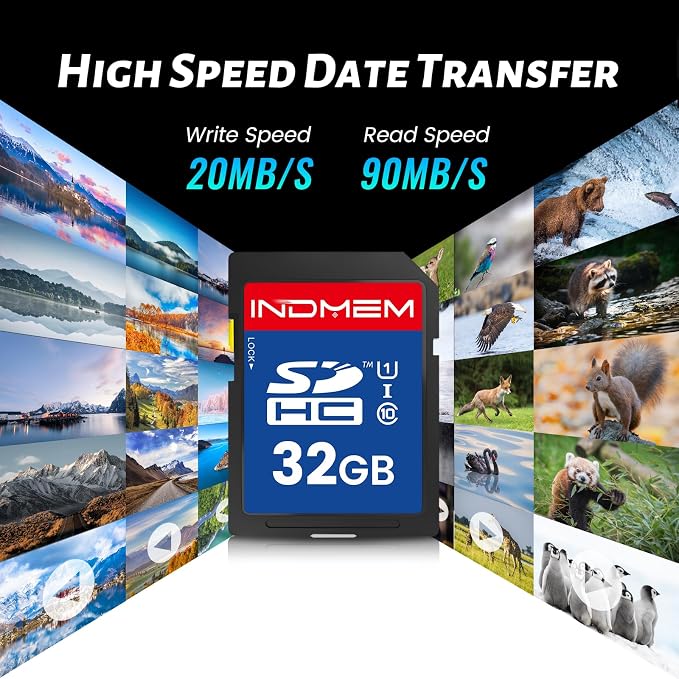 SD Card 32GB, 5 Pack SDHC Memory Cards UHS-I U1 Class 10 High-Speed Full HD - Image 5