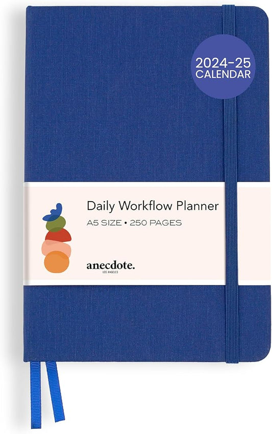 Anecdote 2025-2026 Planner: A Monthly, Weekly & Daily Planner 2025-2026 for Planning Your Success - A5 Size Hardcover Start Anytime and Achieve your Goals - Royal Blue
