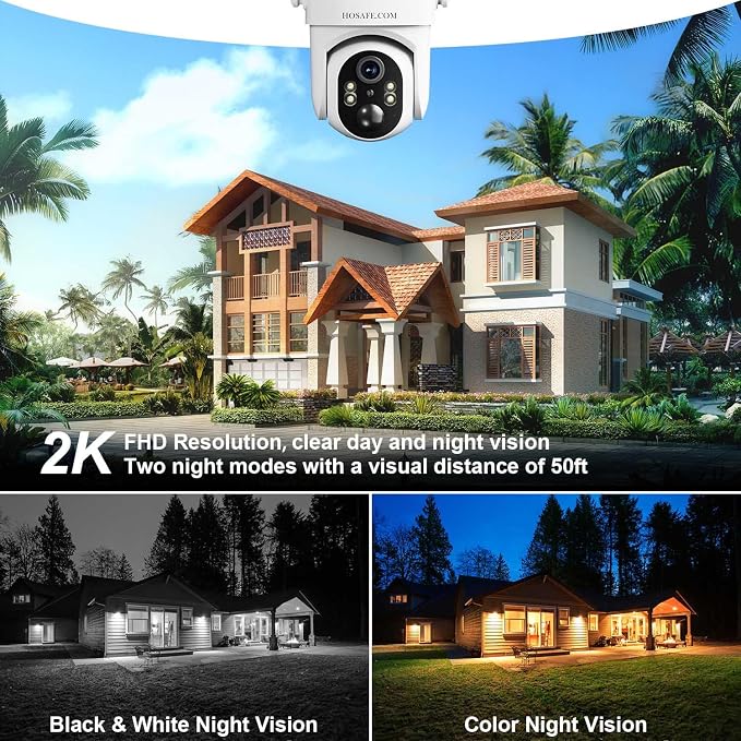 HOSAFE.COM Solar Security Cameras Wireless Outdoor, Free Cloud Storage - Image 7