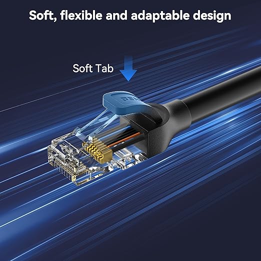 BENFEI Cat 6 Ethernet Cable 50ft, 250MHz 10Gbps Network Cable, RJ45 LAN Cable - Image 4