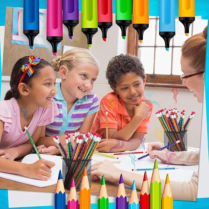 60 Pcs Scented Pencils Bulk for Kids Inspirational Motivational Cute Fun Fruit Wood Smelly Graphite Pencils with Erasers for School Classroom Office Students Girls Boys Gifts Supplies