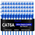 Rapink Patch Cables Cat6a 0.5ft Slim, Cat6a Ethernet Patch Cable 10G Support by Rapink