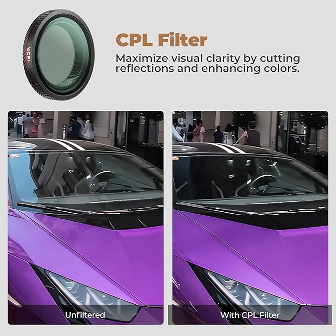 Freewell CPL Filter for DJI Osmo Nano – Reduces Glare & Enhances Contrast - Image 2