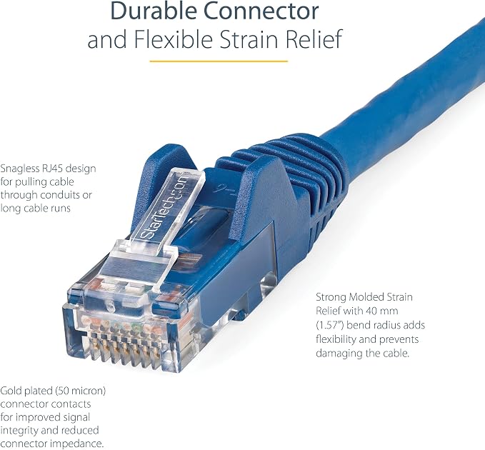 StarTech.com 50ft CAT6 Ethernet Cable - Image 5