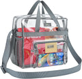 MAY TREE Clear Bag for Stadium Events 12×6×12 Clear Tote Lunch Bag by MAYTREE