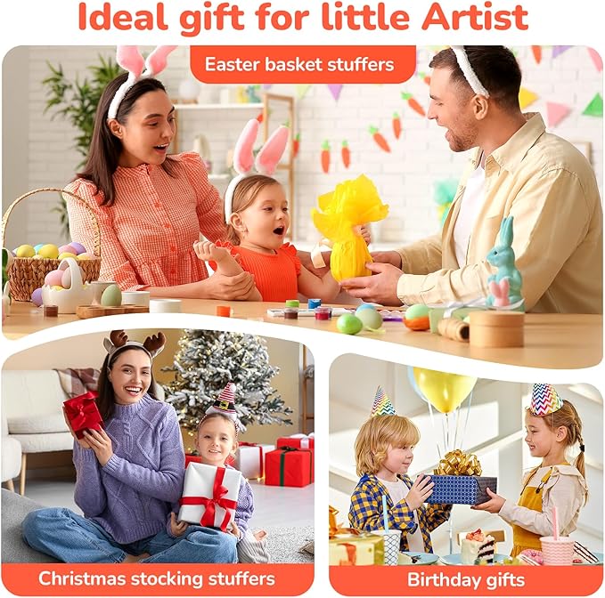 JoyCat 3mm Medium Tip Glitter Markers - 12 Vibrant Colors (Red to Pink) | 3ml High-Capacity Ink | Multi-Surface Paint Pens for Rock, Wood, Fabric, Glass | Gift for Kids DIY Crafts