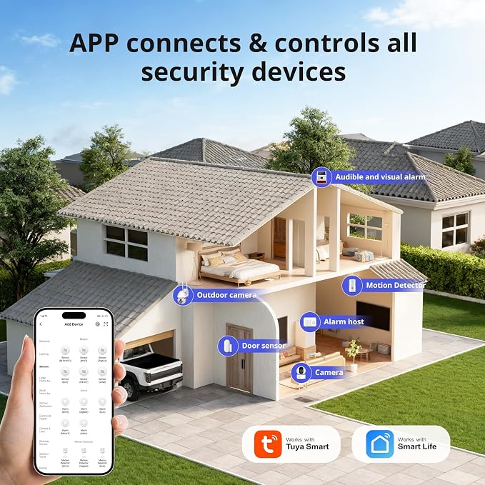 Alarm System for Home Security, 2025 Upgraded Wireless Security System - Image 9