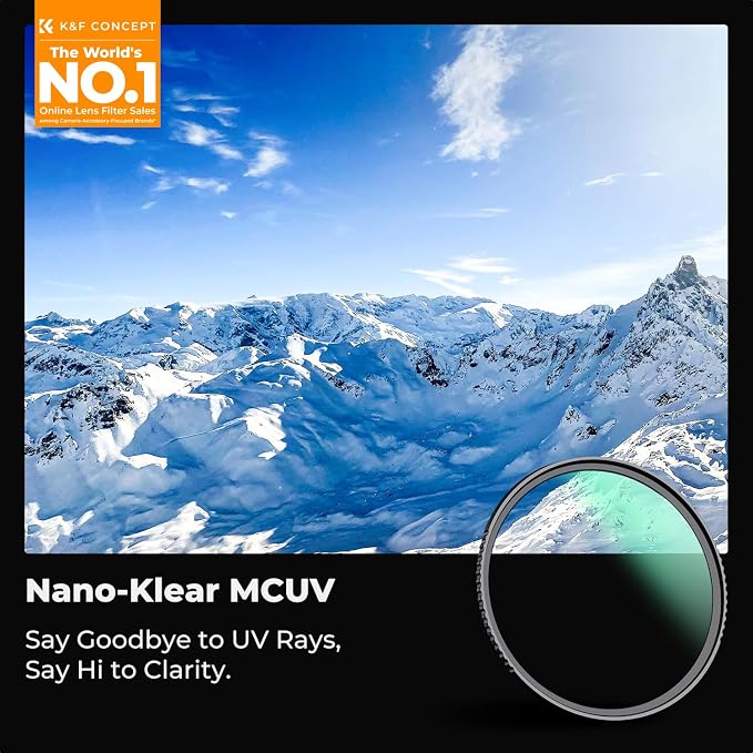 K&F CONCEPT 52mm MC UV Lens Protection Filter - Image 2