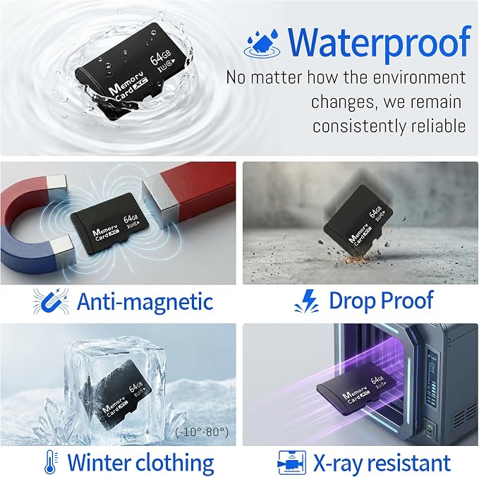 2-Pack 64GB Micro SD Card for Dashcam & Security Cam U3 V30 A1 | High Endurance - Image 5