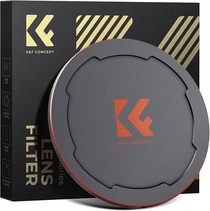 K&F CONCEPT 95mm Thread & Magnetic 2-in-1 Lens Filter Cap Only Compatible by KFCONCEPT