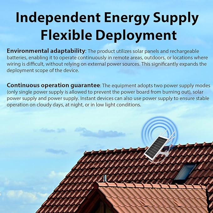 Solar WiFi Extender Outdoor, 15W Solar Powered WiFi Extender Signal Booster - Image 3