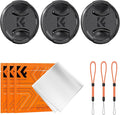 K&F Concept 67mm Lens Cap, 9-in-1 Center Pinch Lens Cover + Anti-Loss Keeper by KFCONCEPT