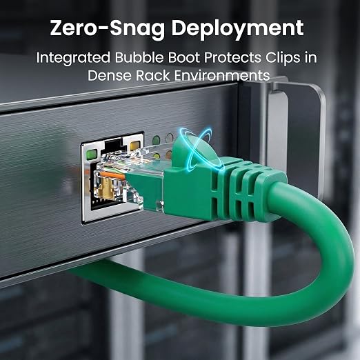 GEARit Cat 6 Ethernet Patch Cable 6 ft Green Cat6 Patch Cables 6ft - Image 5