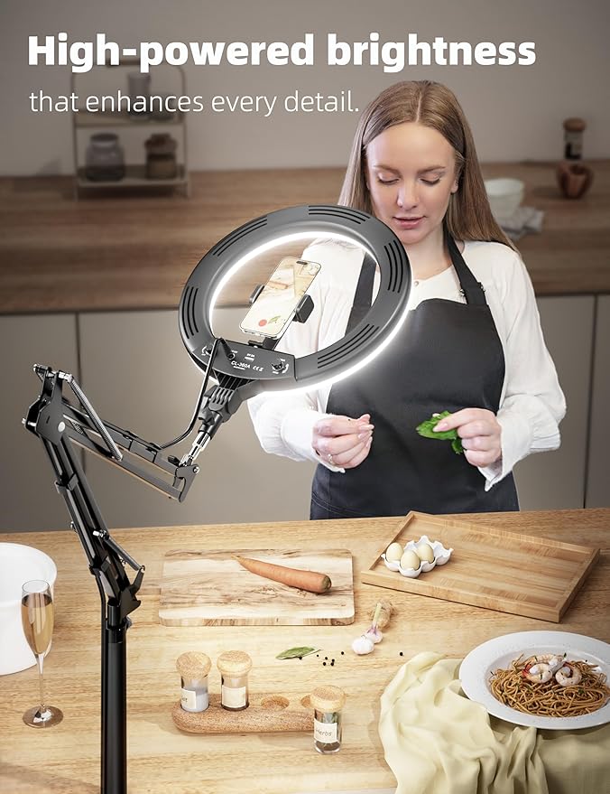 Ring Light Overhead Phone Mount, CRI Max 96 Professional - Image 2