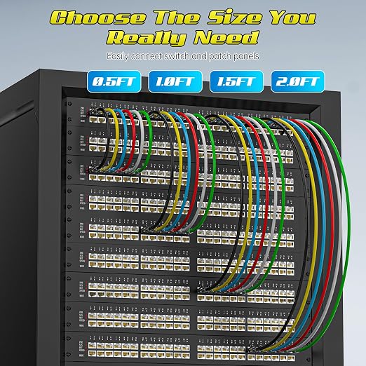 4 Feet Cat6 Patch Cables, Solid Pure Copper Patch Cord, Cat 6 Ethernet Cable - Image 6