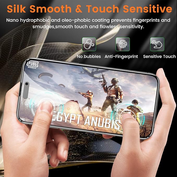 Lesakit 4+4 Pack Privacy Screen Protector - Image 7