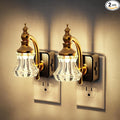 JandCase Night Light, Night Lights Plug into Wall, 2 Pack Glass Flower LED by JandCase