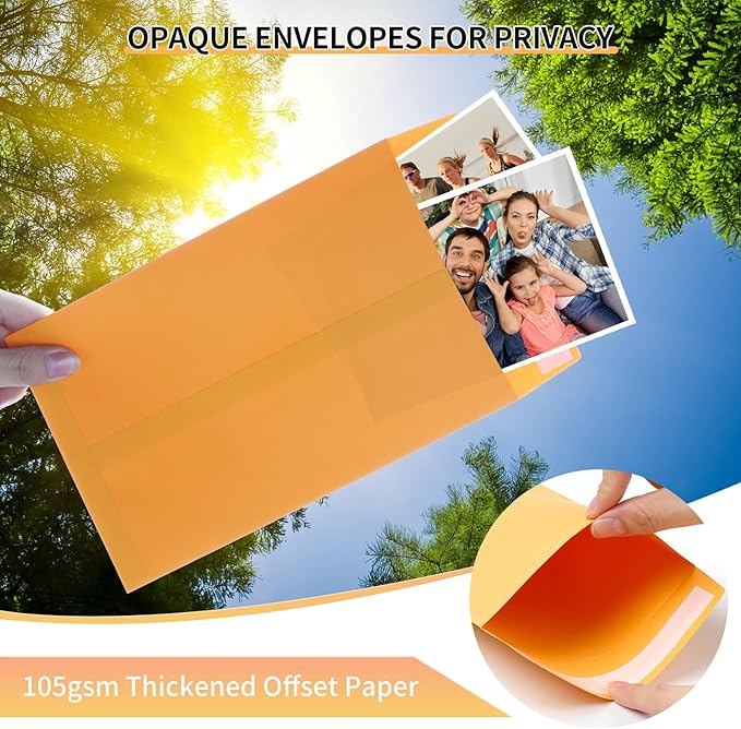 Joyberg 6x9 Envelopes Self Seal, Yellow, Printable, Tear Resistant Kraft Envelopes for Mailing Letters, Documents, Photos, Invitations